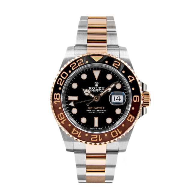 Rolex GMT-Master II Two-Tone Everose Gold Oyster - Watch Trading Co