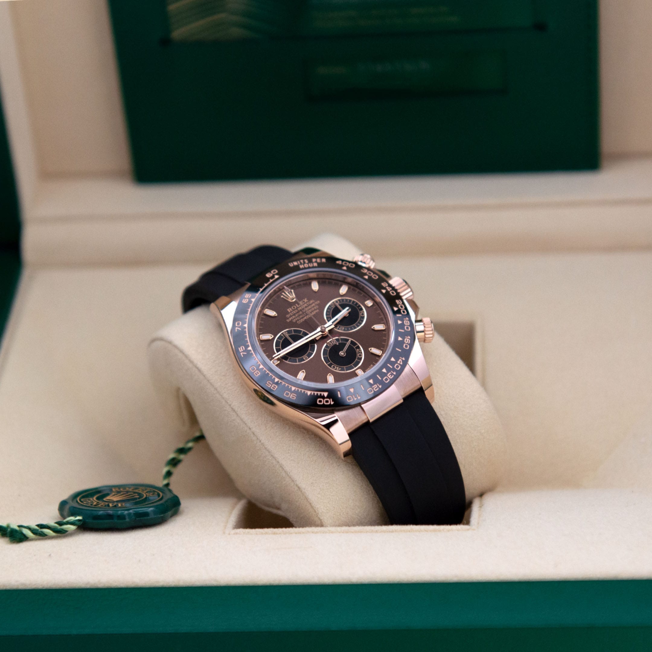 Rolex 'Chocolate' Dial Everose Gold Oysterflex - Watch Co